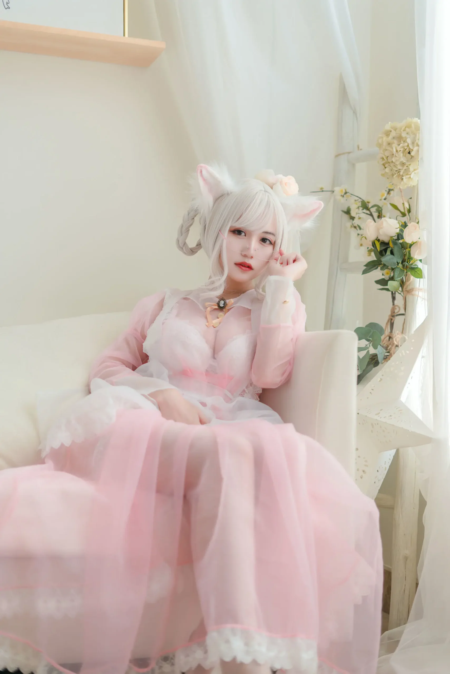 小仓千代w 透明粉色