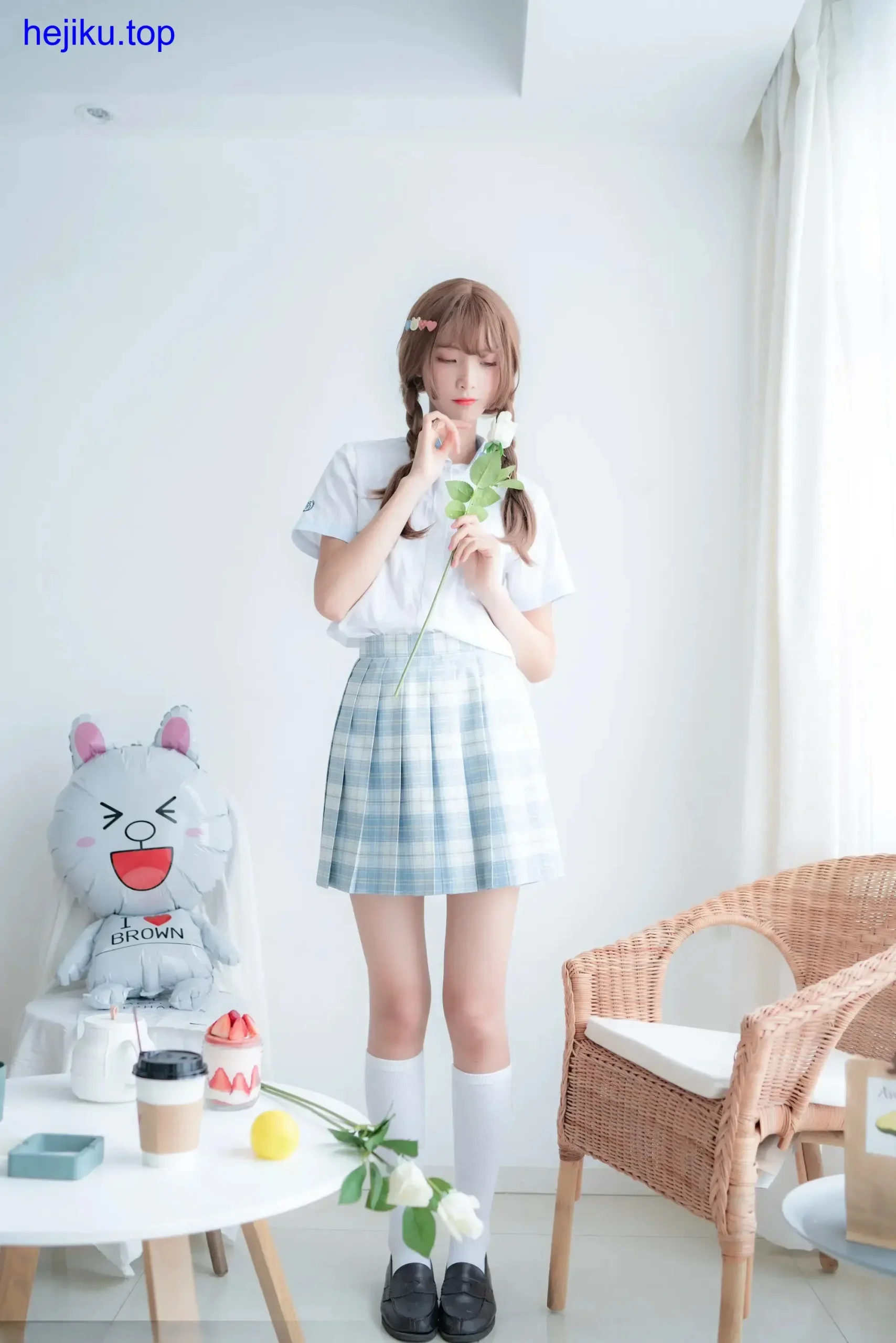 西瓜少女头像可爱写真