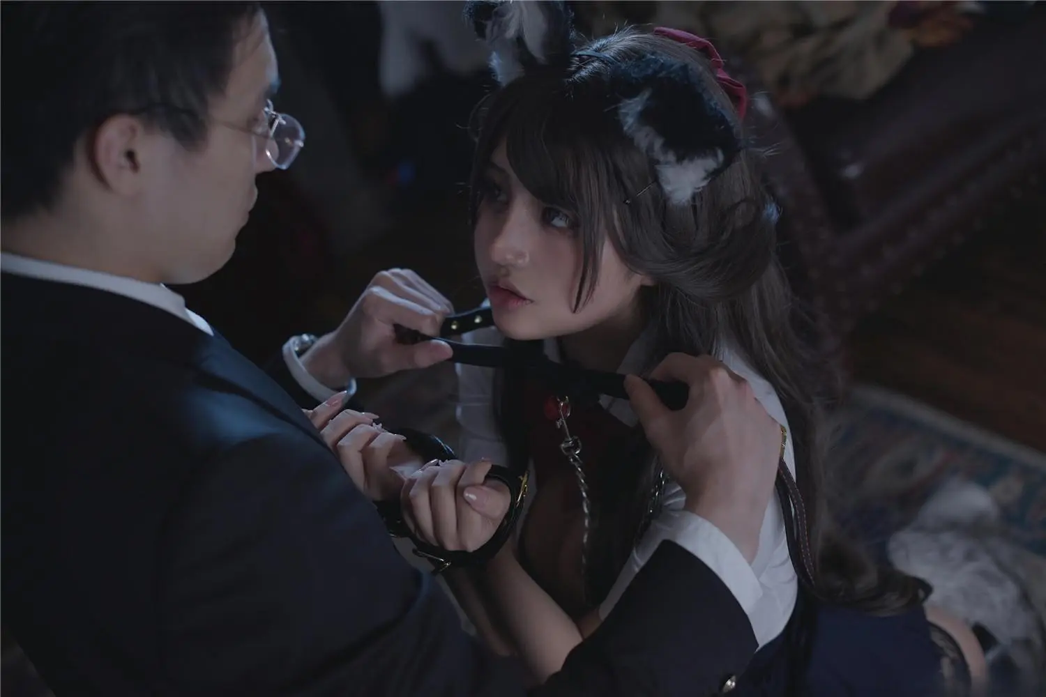 一笑芳香沁白花嫁cos