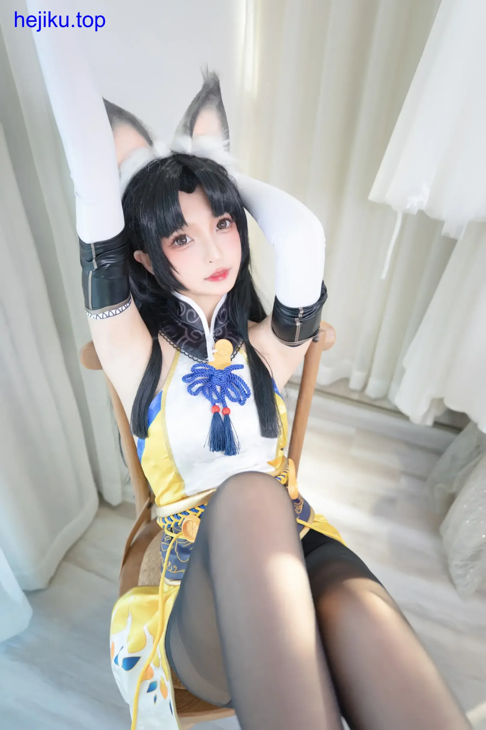 神楽坂真冬白丝猫爪图集