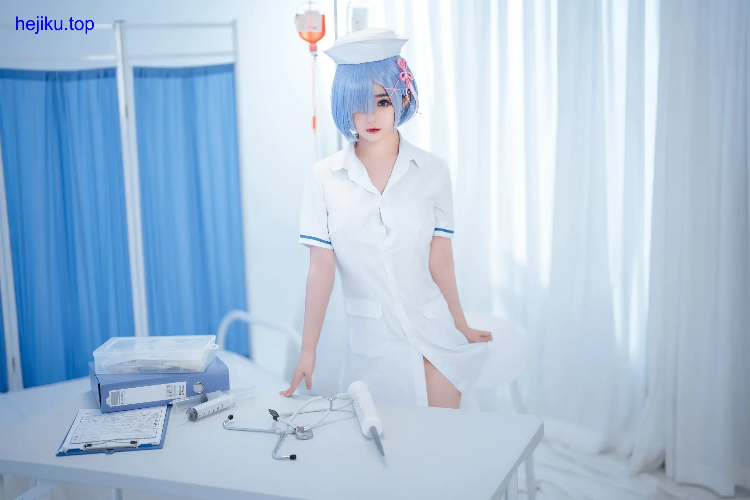 樱井宁宁cos蕾姆护士作品