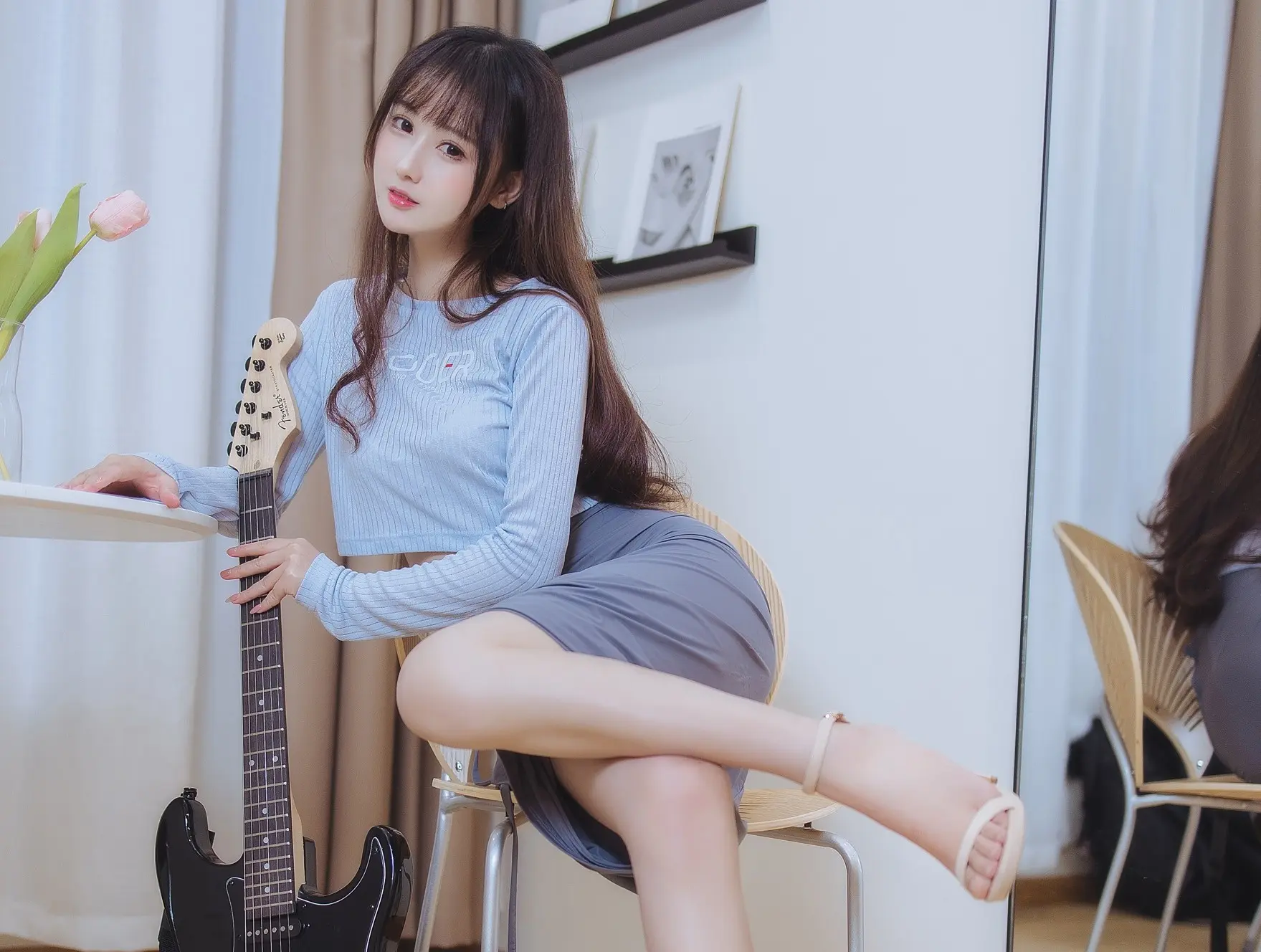 羽生三未吉他妹妹图集作品