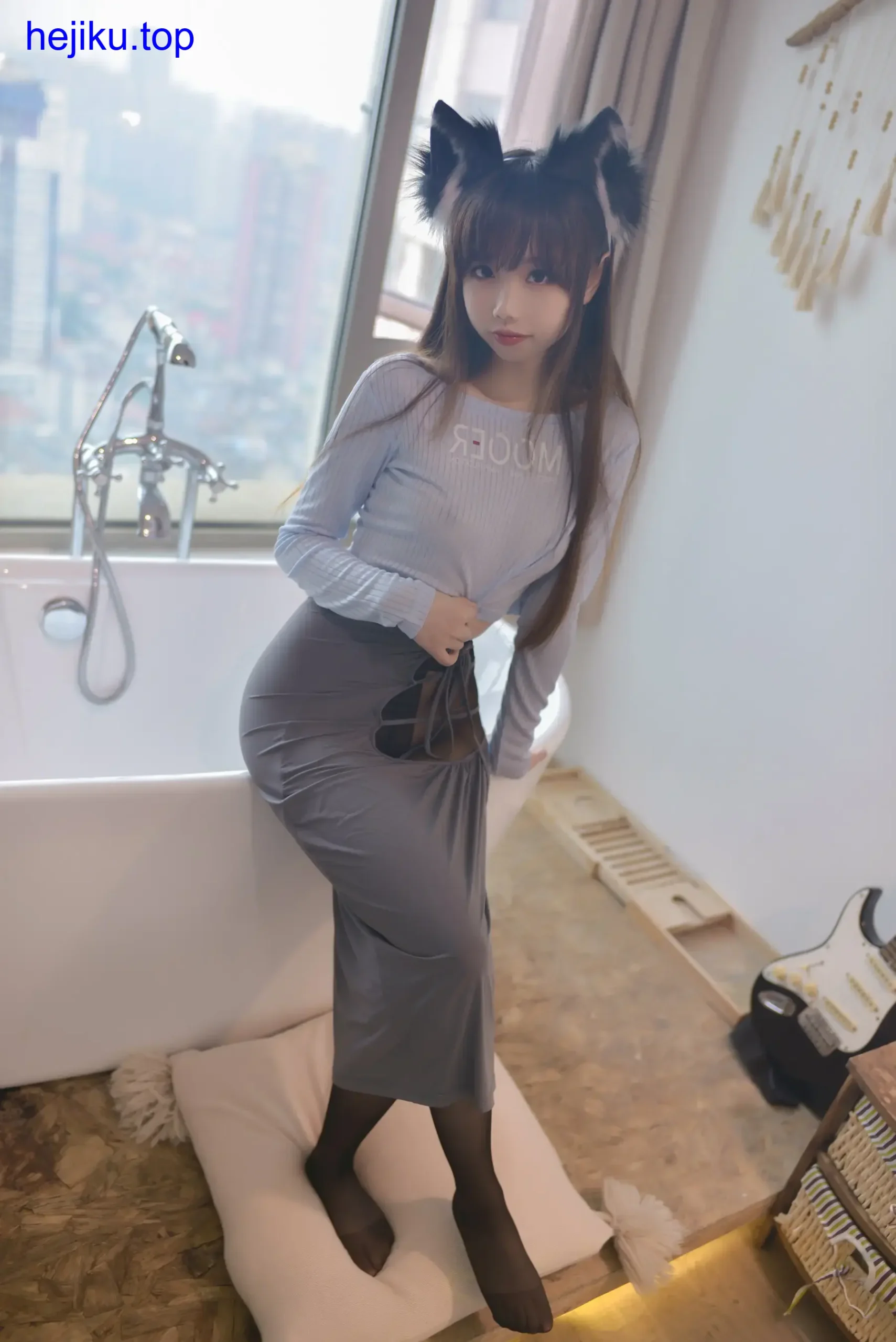 雪琪sama吉他妹妹图